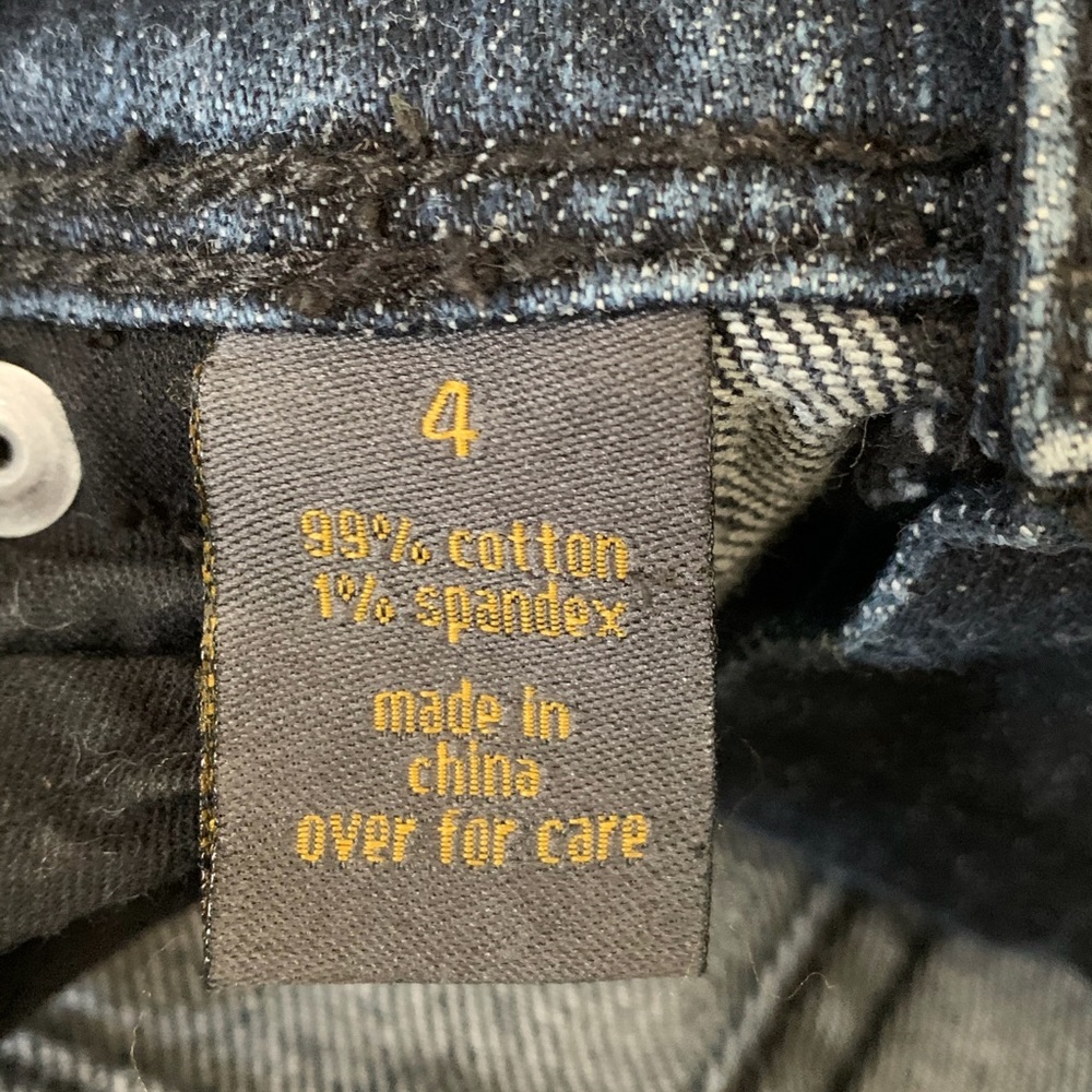 The Limited Denim 312 Jeans - Dark Wash - sz 4 - Picture 6 of 7